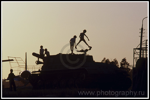 Children in play, Yekaterinburg, Russia.