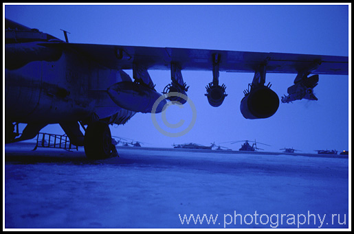 Military airport in Mozdok
