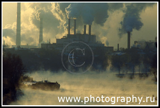 Moscow-river, February.