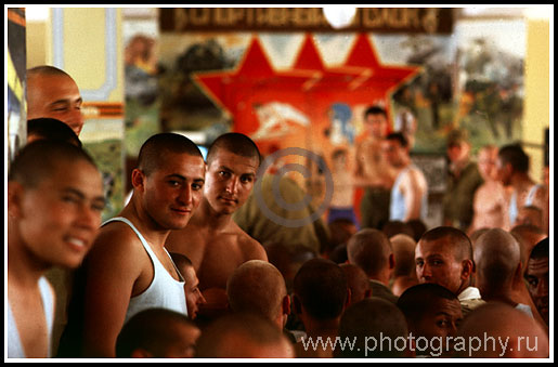 Barrack in the servicemen reformatory