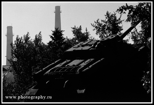 Self-propelled gun. Produced during the WWII 